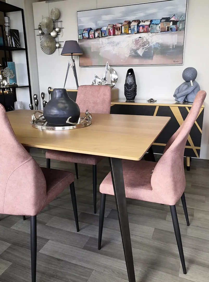 Chaise Mathilde rose – Image 2