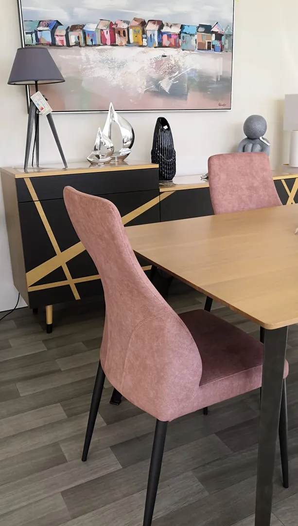 Chaise Mathilde rose – Image 10