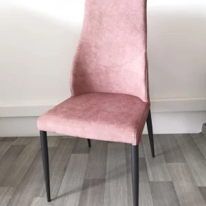 Chaise Mathilde rose