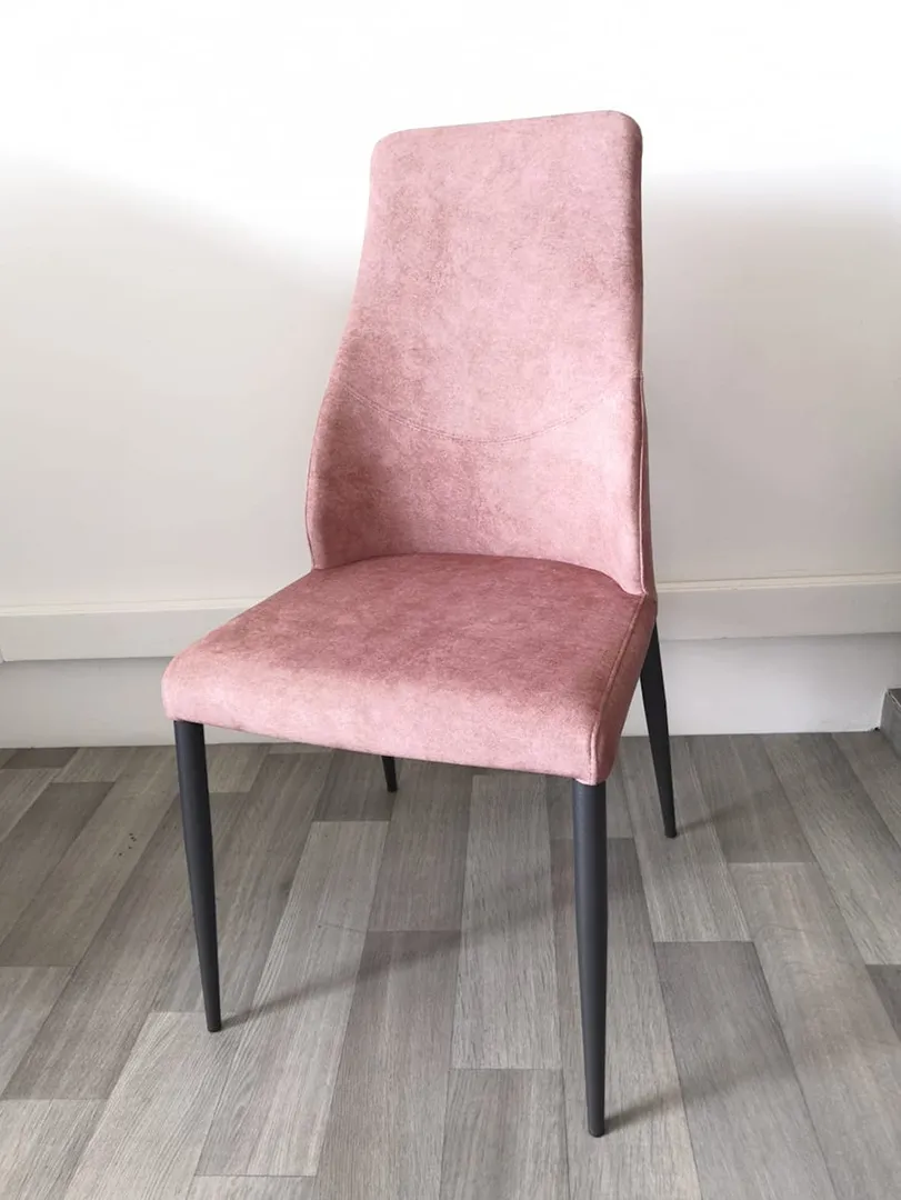 Chaise Mathilde rose