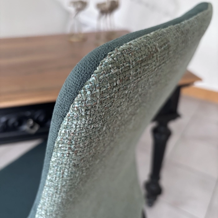 Chaise Mathilde vert-bleu