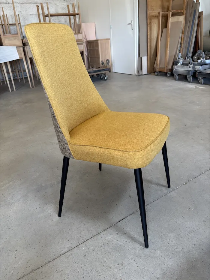 Chaise Nadine moutarde – Image 6