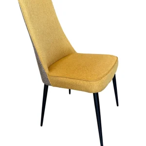 Chaise Nadine moutarde