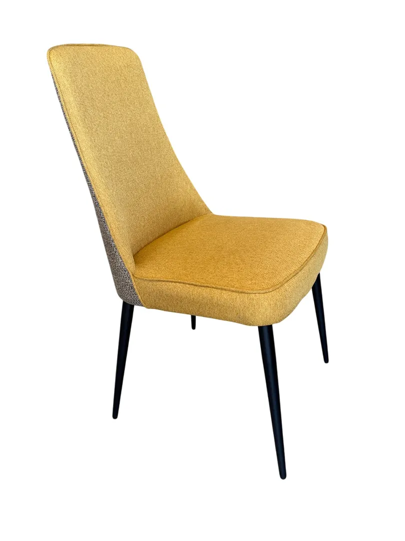 Chaise Nadine moutarde