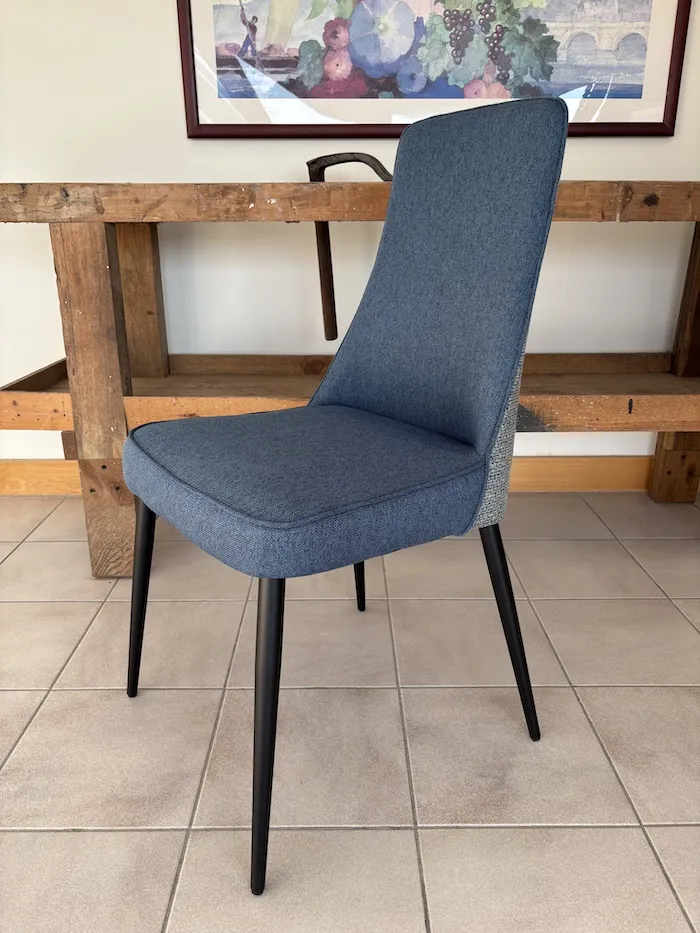 Chaise Nadine bleue – Image 4