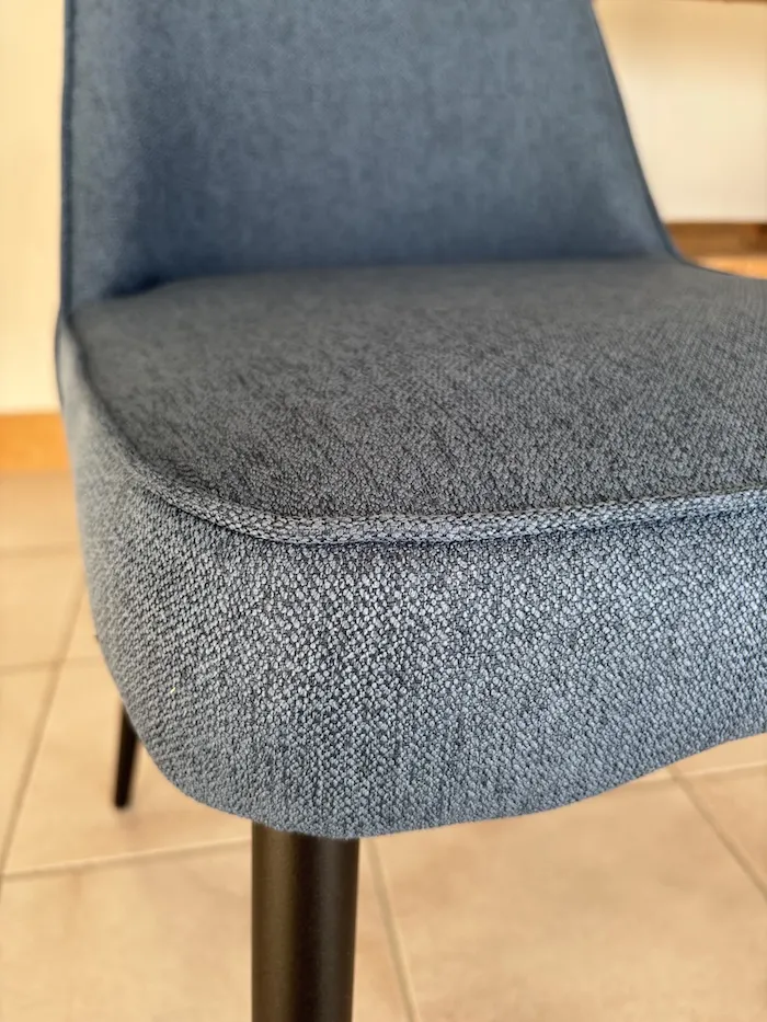 Chaise Nadine bleue – Image 2