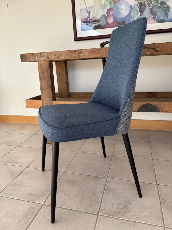 Chaise Nadine bleue – Image 7