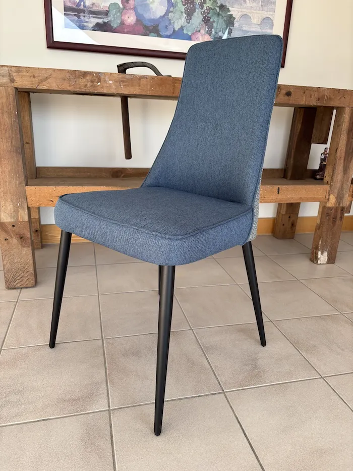 Chaise Nadine bleue – Image 5