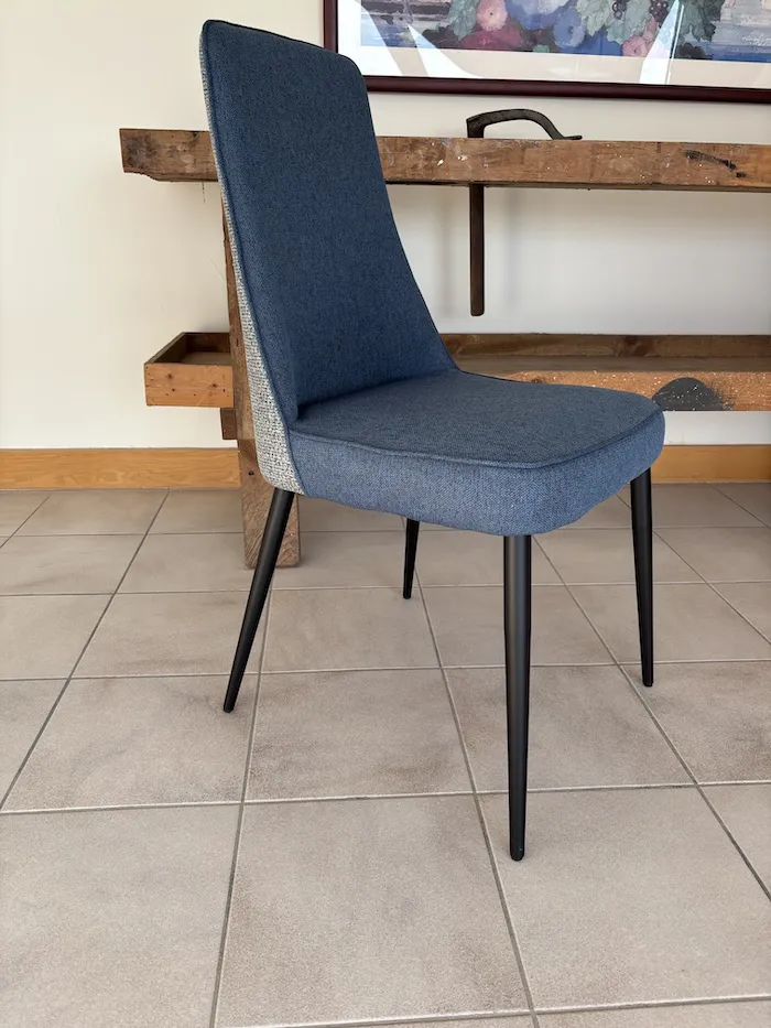 Chaise Nadine bleue – Image 6