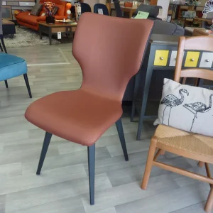 Chaise Neo rotative corail