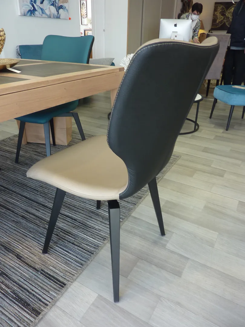 Chaise Neo rotative taupe – Image 3