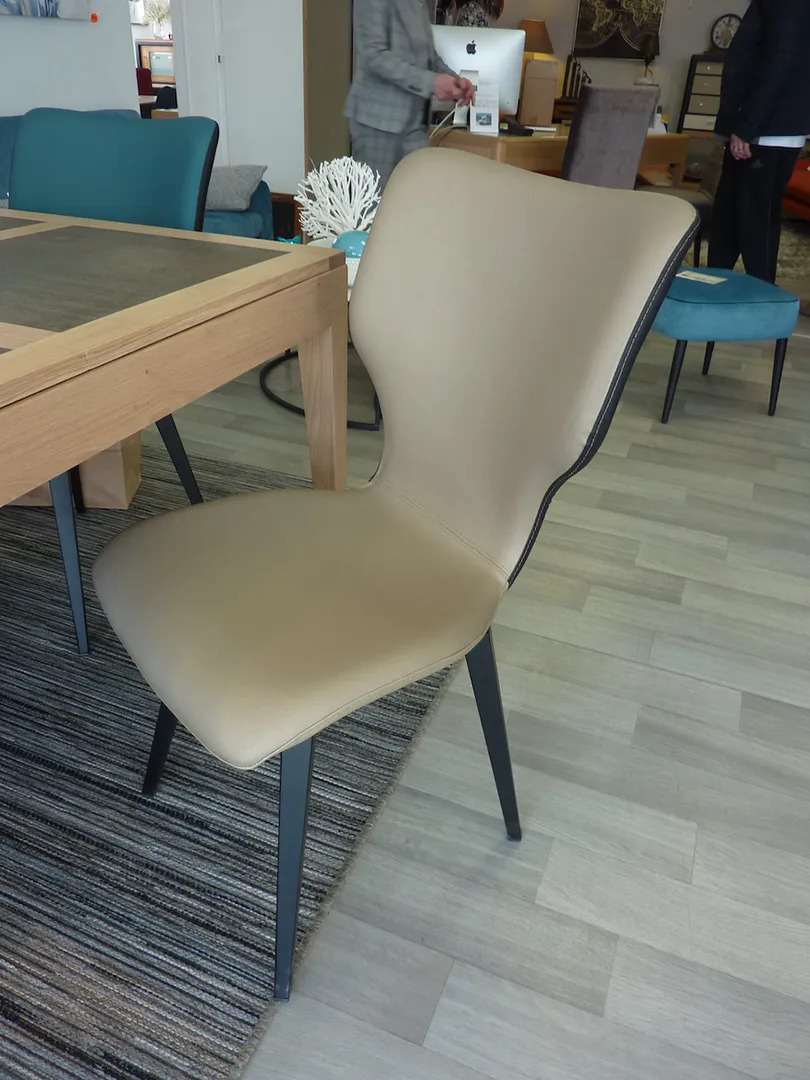 Chaise Neo rotative taupe