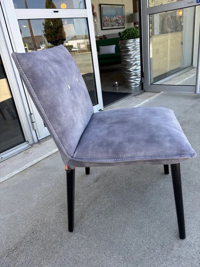 Chaise Soda gris moyen – Image 2