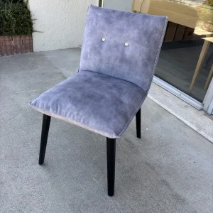 Chaise Soda gris moyen