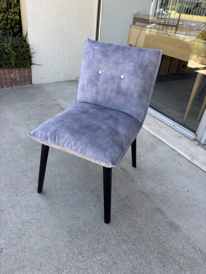 Chaise Soda gris moyen