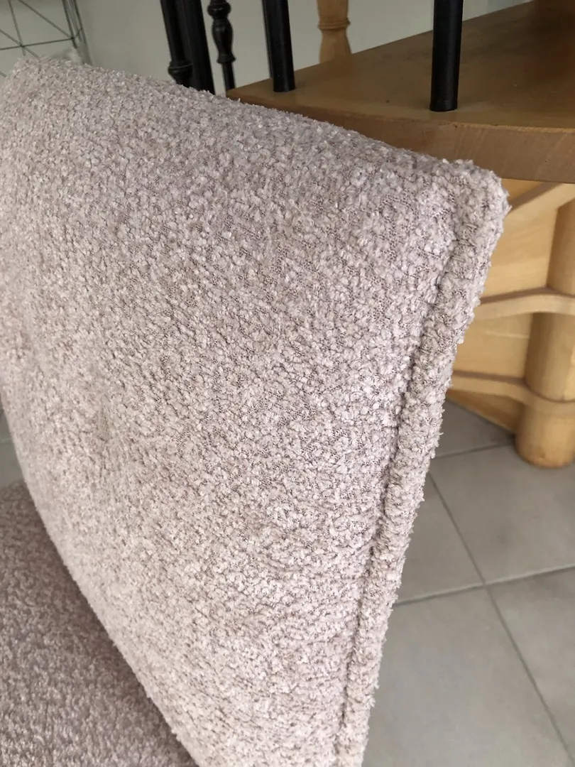 Chaise Soda molleton rose poudré – Image 4