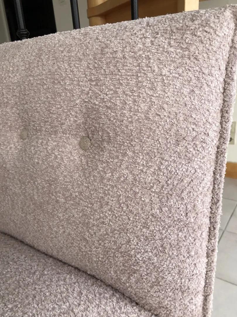 Chaise Soda molleton rose poudré – Image 5