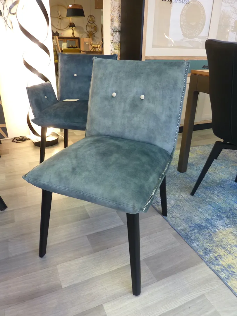 Chaise Soda turquoise