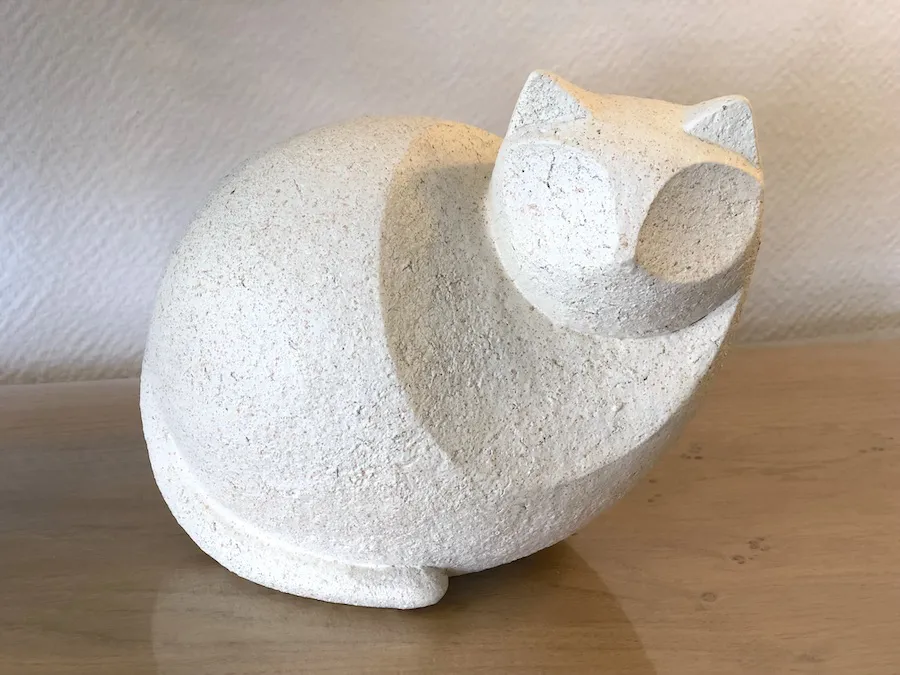 Déco Chat Géa blanc