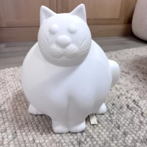 DECO CHAT BLANC
