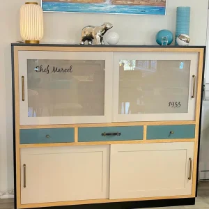 Chef Marcel      noir, gris terreux et salvia