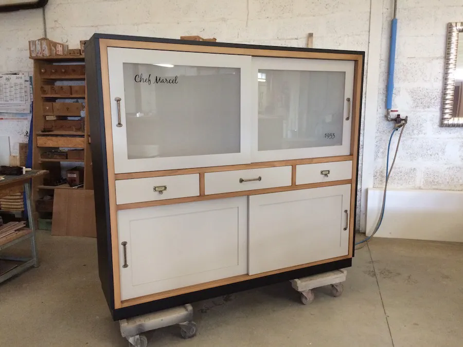 Chef Marcel noir et gris terreux