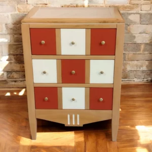 chiffonnier merisier terracotta