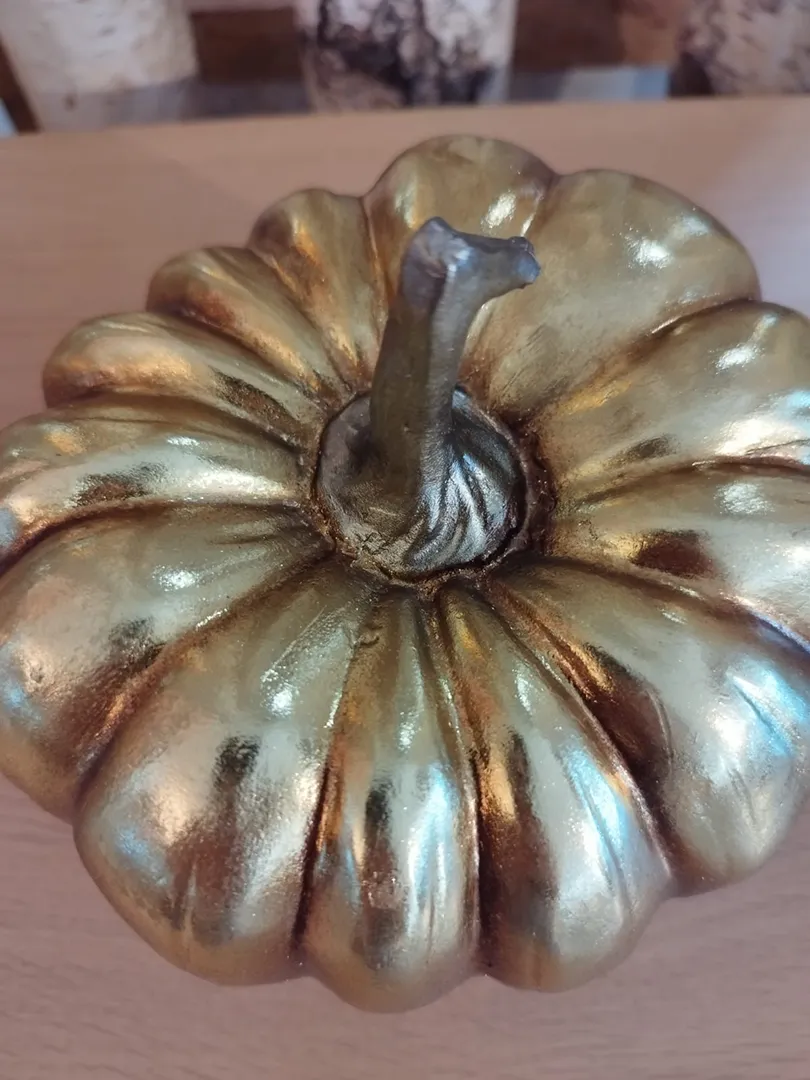 Décoration Citrouille dorée – Image 4