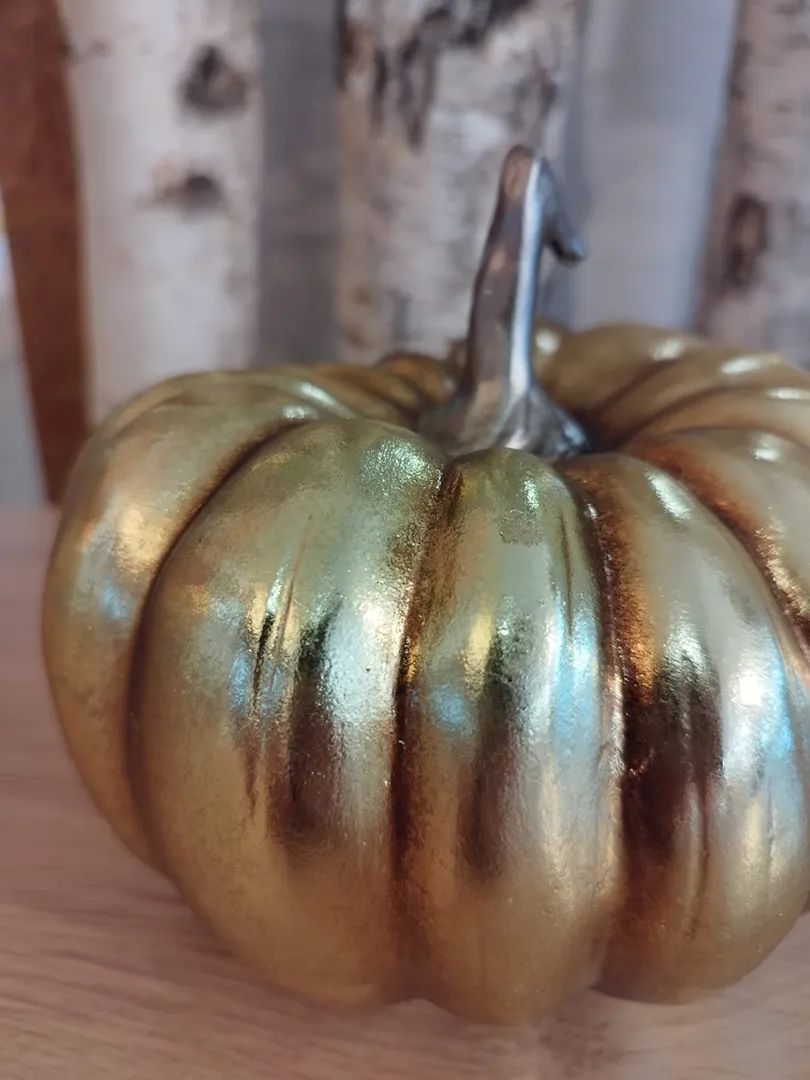 Décoration Citrouille dorée – Image 2