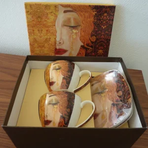 Coffret Larmes d'or Tasses à thé