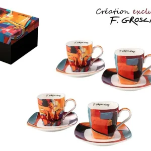 Coffret Arty 4 tasses