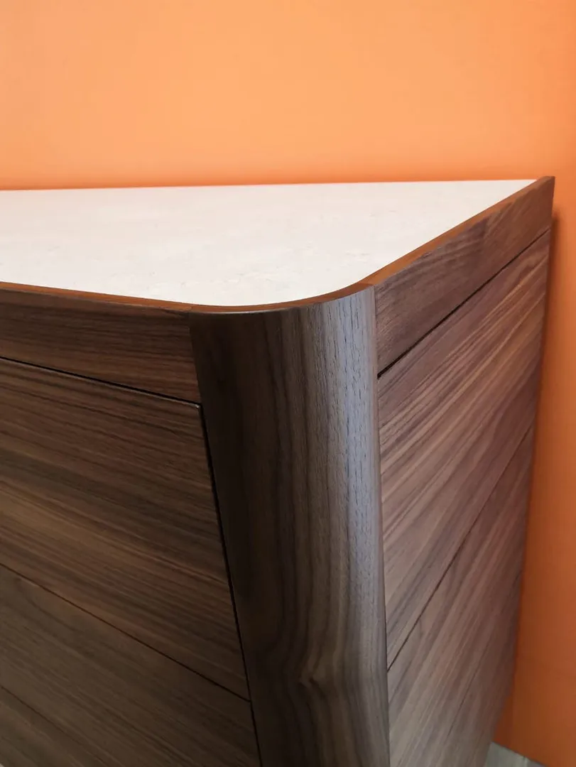 Commode 3 tiroirs Colette en noyer – Image 17