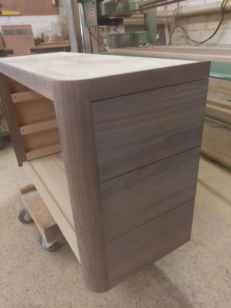 Commode 3 tiroirs Colette en noyer – Image 11