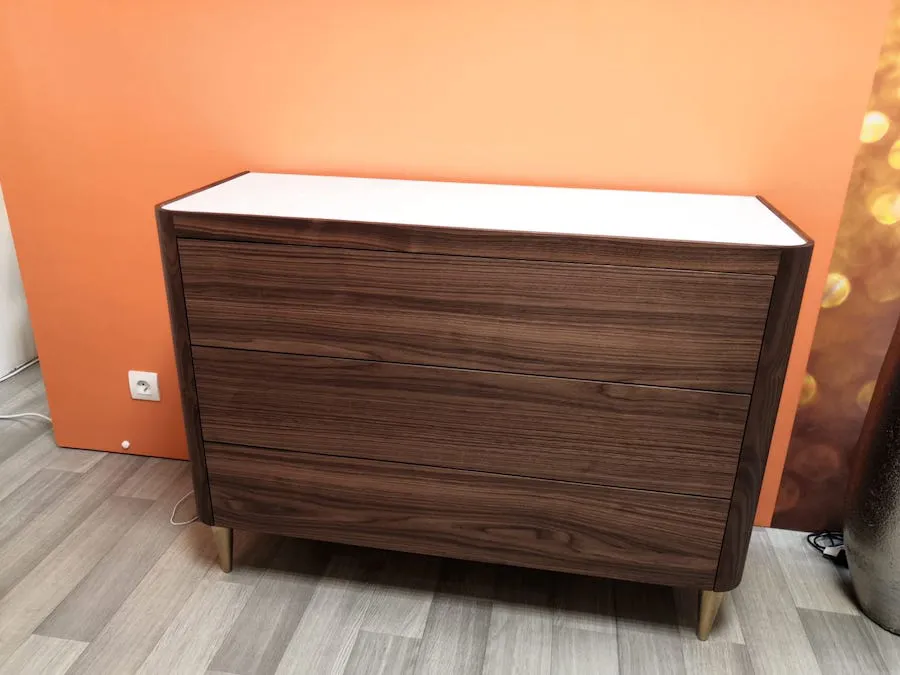 Commode 3 tiroirs Colette en noyer – Image 15