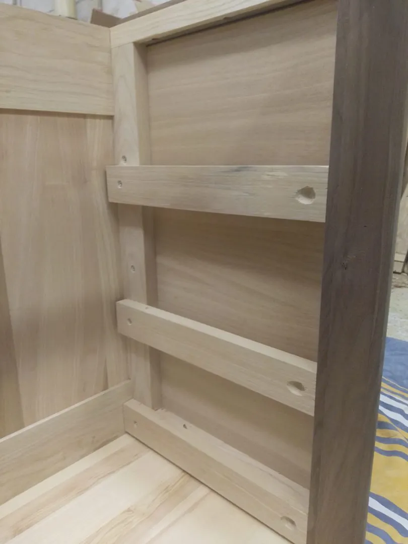 Commode 3 tiroirs Colette en noyer – Image 10