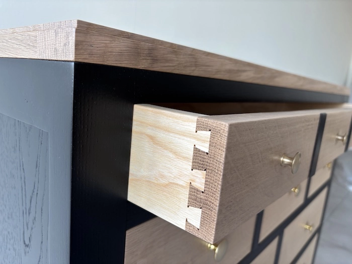 commode chêne noire