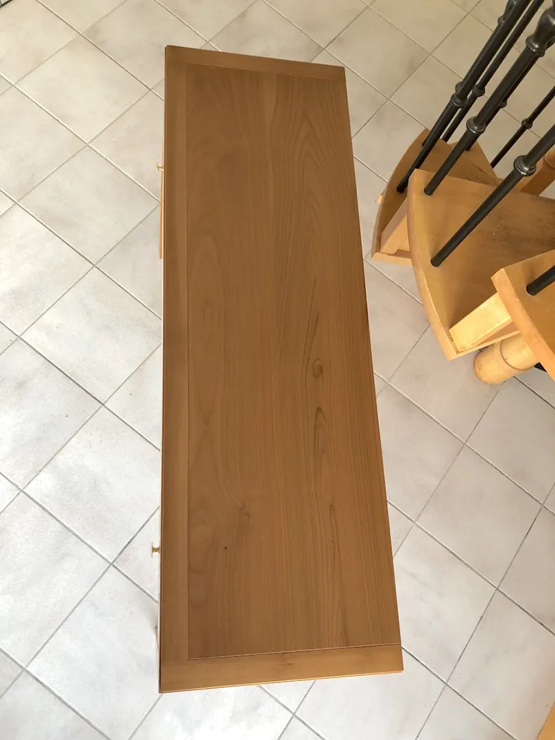 Console Ellipse 1 tiroir décor rayures – Image 6