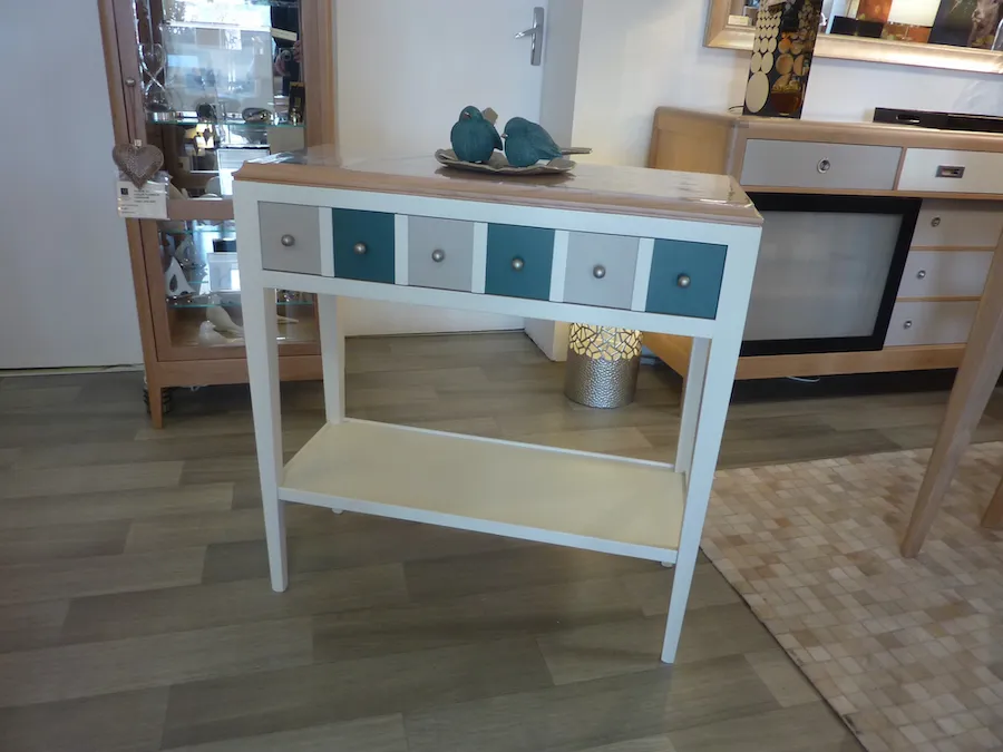 Console Parisienne salvia et gris terreux – Image 3