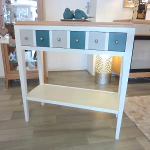 Console Parisienne salvia et gris terreux