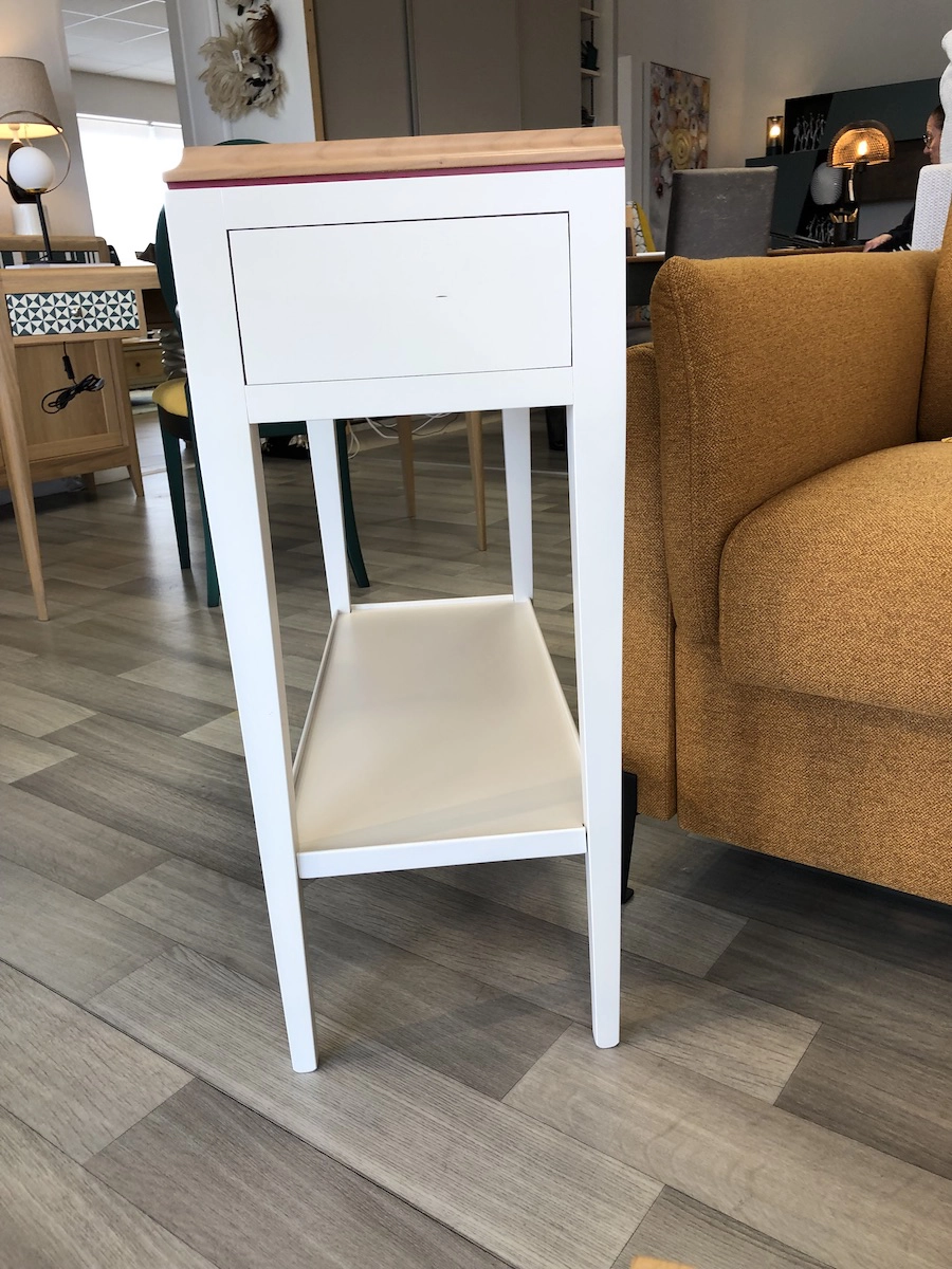 Console entrée merisier