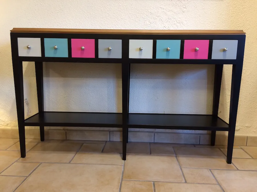 Double Console Parisienne Couleurs