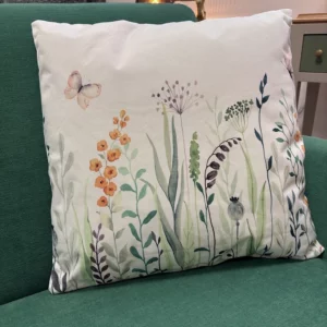 coussin fleurs
