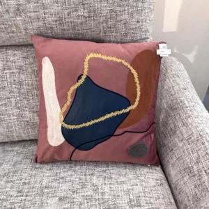 Coussin déco rose