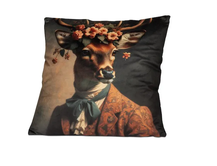 Coussin Tête de cerf