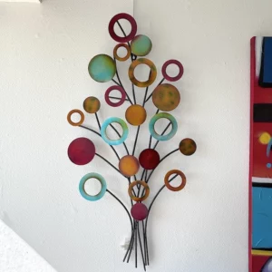 Décoration murale Arbre multicouleur
