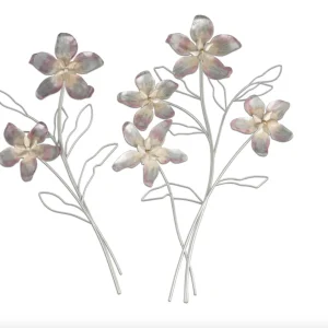 Décoration murale Fleur ivoire (grand modèle)