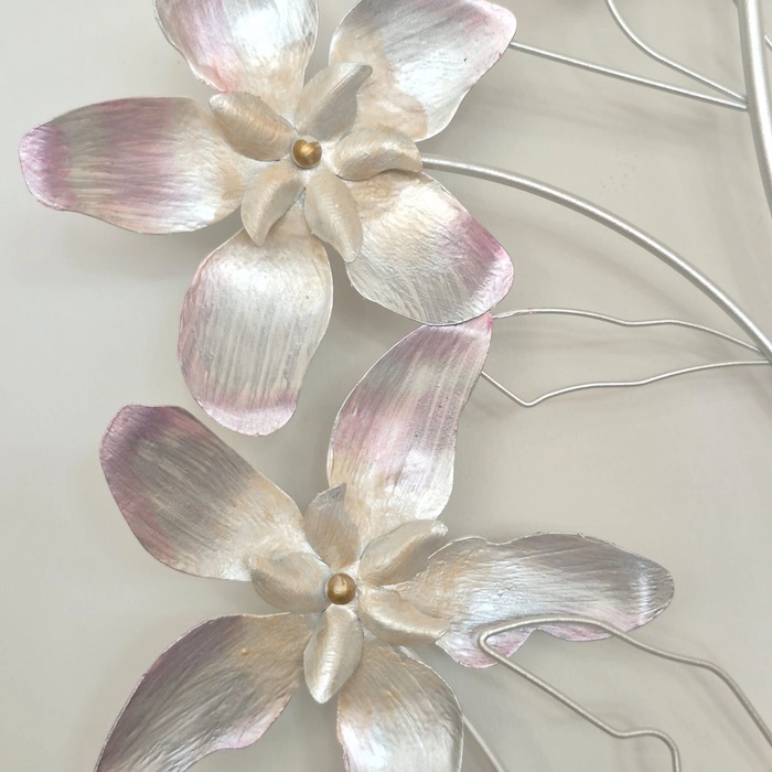 Décoration murale Fleur ivoire (grand modèle) – Image 3