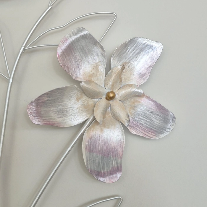 Décoration murale Fleur ivoire (grand modèle) – Image 4
