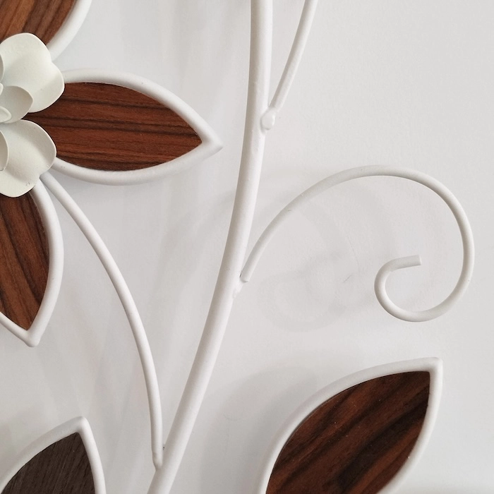 Décoration murale Fleurs bois – Image 2