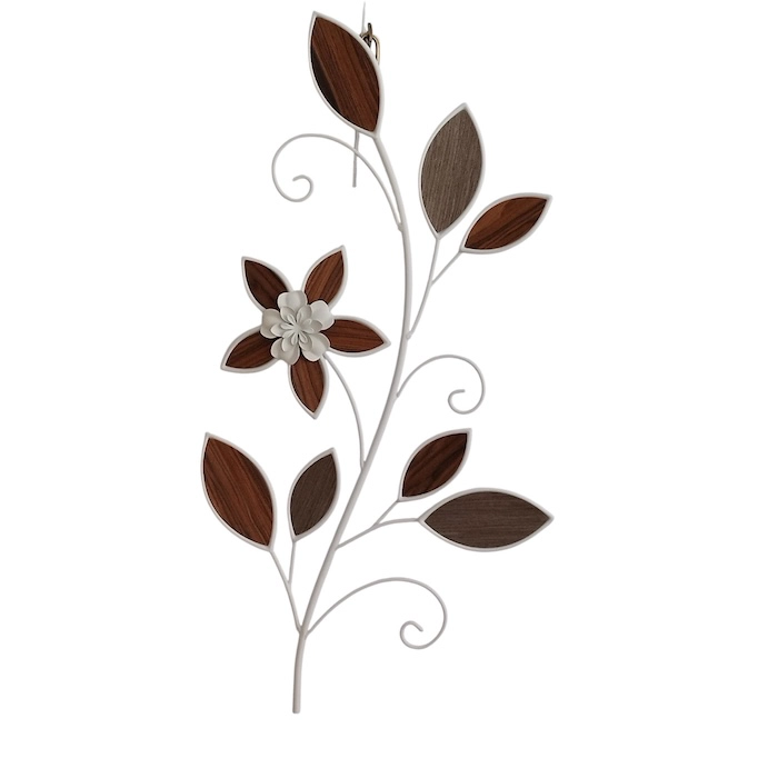 Décoration murale Fleurs bois